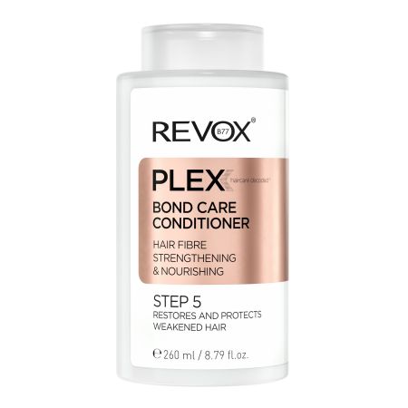 Revox Plex Bond Care Conditioner Step 5 Acondicionador hidratante y reparador del cabello encrespado dañado o teñido 260 ml