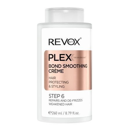 Revox Plex Bond Smoothing Crème Step 6 Crema concentrada sin aclarado repara y protege el cabello dañado 260 ml