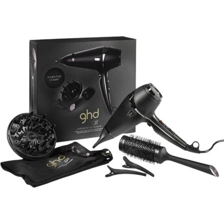 Ghd Air Professional Hair Drying Kit Set capilar de peinado perfecto para desenredar y alisar melenas medias o largas sin generar electricidad estática