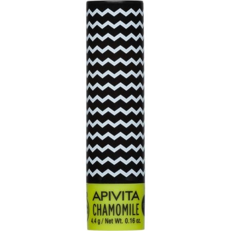 Apivita Bálsamo Labial Chamomile Spf 15 Bálsamo labial hidratante y calmante de textura ligera y sabor neutro revilatiza protegiendo del sol