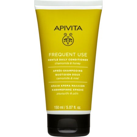 Apivita Frequent Use Gentle Daily Conditioner Acondicionador limpiador suave sin sulfatos previene puntas abiertas ideal para todo tipo de cabellos 150 ml