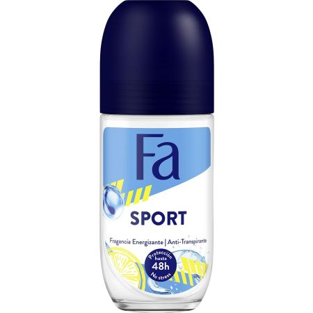 Fa Sport Desodorante Roll-On Desodorante antitranspirante con aroma energizante protección 48 horas 50 ml