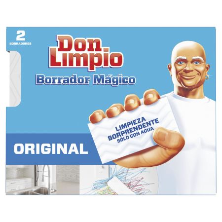 Don Limpio Original Borrador Mágico Borrador mágico limpieza sorprendente solo con agua 2 uds