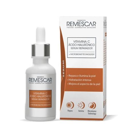 Remescar Sérum Reparador Sérum hidrata repara e ilumina la piel con vitamina c y ácido hialurónico 30 ml