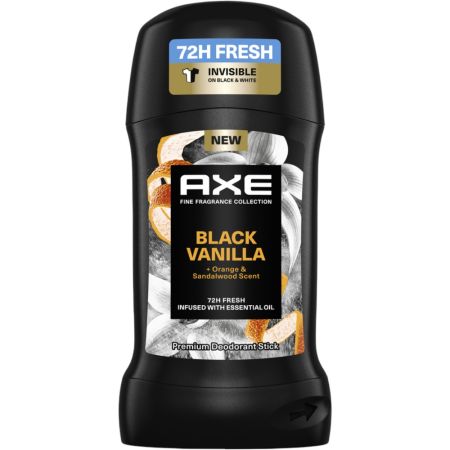 Axe Black Vanilla Desodorante Stick Desodorante antitranspirante ofrece una sensación de frescura con 72 horas de protección 50 ml