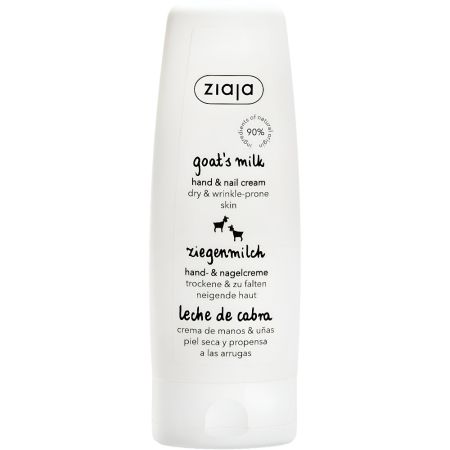 Ziaja Leche De Cabra Crema De Manos & Uñas Crema de manos y uñas vegana para pieles secas y propensas a las arrugas 80 ml