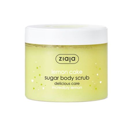 Ziaja Lemon Cake Sugar Body Scrub Exfoliante corporal de azúcar suaviza la piel 300 ml