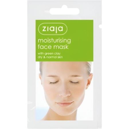 Ziaja Arcilla Verde Mascarilla Facial Hidratante Mascarilla facial vegana hidrantante con arcilla verde ofrece una regeneración rápida 7 ml