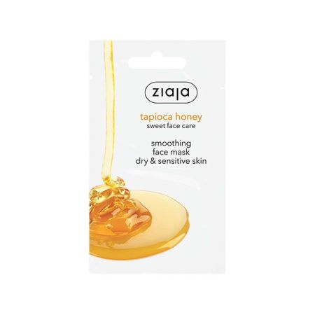 Ziaja Tapioca Honey Sweet Face Care Smoothing Face Mask Mascarilla facial nutre suaviza y reduce rugosidades piel lisa y elástica 7 ml