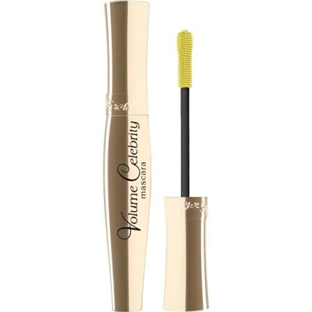 Eveline Cosmetics Volume Celebrities Mascara Máscara de pestañas antigrumos separa con precisión para longitud extrema y volumen inusual