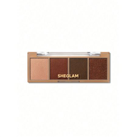 Sheglam The Essential Square Eyeshadow Palette Paleta de sombras de ojos con colores complementarios para crear un look sin límites 4 tonos