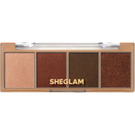 Sheglam The Essential Square Eyeshadow Palette Paleta de sombras de ojos con colores complementarios para crear un look sin límites 4 tonos