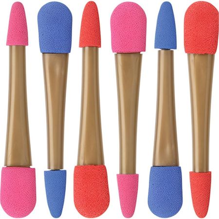 Ubu Eyescreams Eyeshadow Applicators Aplicadores dobles para sombras de ojos llevalos contigo donde quiera que vayas 6 uds