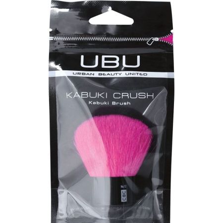 Ubu Kabuki Crush Brocha de maquillaje para polvos compactos y colorete