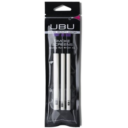 Ubu Smoke Screens Smokey Eye Brush Set Set de pinceles para sombras de ojos para definir y difuminar 3 uds
