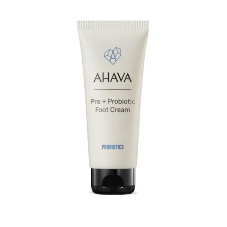 Ahava Probiotics Pre+Probiotic Foot Cream Crema hidratante rica y nutritiva para suavizar los pies 100 ml