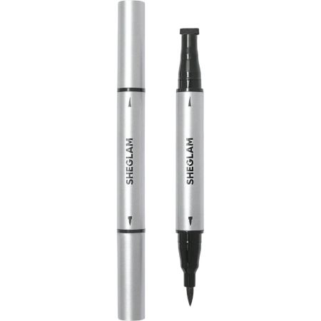 Sheglam Wing It Waterproof Liner Duo Delienador de ojos doble resistente al agua copn punta de precisión y sello de ala para crear looks de larga duración