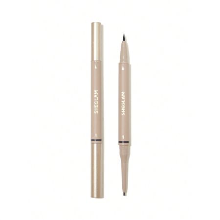 Sheglam Brows On Demand Eyebrow Pencil 2in1 Lápiz de cejas de doble punta resistente al agua traza líneas precisas que imitan al vello natural