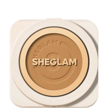 Sheglam Skin Focus High Coverage Powder Foundation Base de maquillaje en polvo de textura sedosa y cobertura total elimina el brillo ofreciendo un acabado ligero