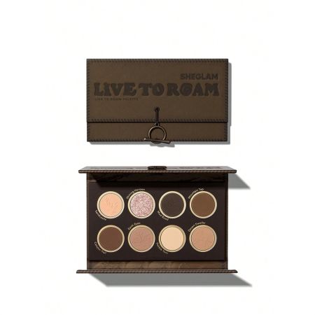Sheglam Live To Roam Palette Paleta de sombras de ojos de alta pigmentación y larga duración inspiradas en el desierto desconocido 8 tonos