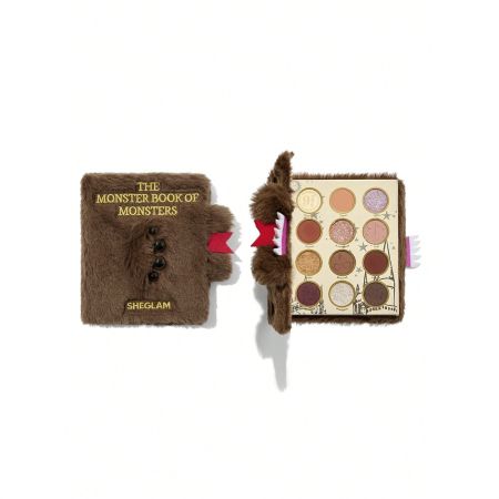 Sheglam Harry Potter Monster Book Of Monsters Palette Paleta de sombras de ojos inspirada en el libro de hogwarts crea desde looks mates hasta metálicos 12 tonos