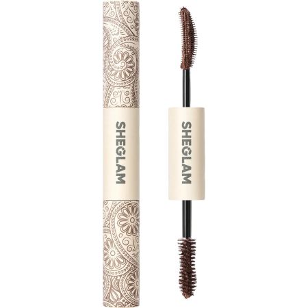 Sheglam All-In-One Volume & Length Waterproof Mascara Máscara de pestañas resistente al agua con doble aplicador para crear un acabado personalizado