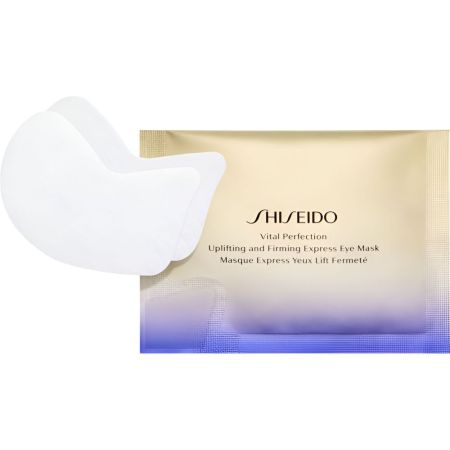 Shiseido Vital Perfection Uplifting And Firming Express Eye Mask Mascarilla tensa reafirma e ilumina la mirada en tan solo 1 aplicaición 12 uds