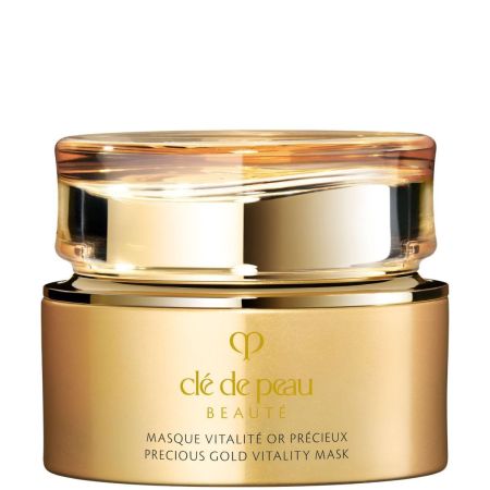 Clé De Peau Beauté Precious Gold Vitality Mask Mascarilla revitalizante iluminadora mejora la firmeza y reduce el envejecimiento para piel tersa y radiante 75 ml