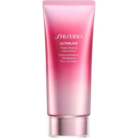 Shiseido Ultimune Power Infusing Hand Cream Crema de manos antienvejecimiento hidrata intensamente y protege 75 ml