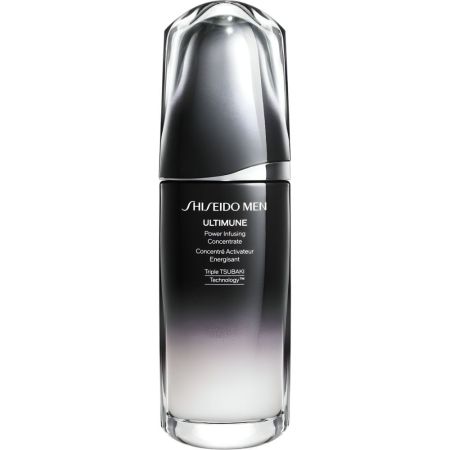 Shiseido Men Ultimune Power Infusing Concentrate Sérum energizante antiedad combate las 3 preocupaciones principales de la piel masculina