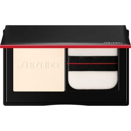 Shiseido Synchro Skin Invisible Silk Pressed Powder Polvos compactos traslúcidos y resistentes al sudor eliminan brillos y poros acabado mate
