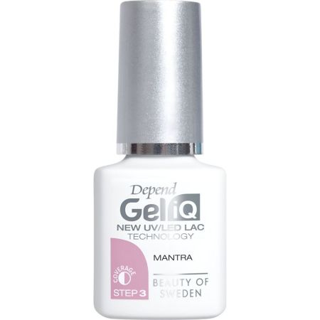 Depend Gel Iq Step 3 Esmalte de uñas semipermanente de alta cobertura compatible con la lámpara led de gellack