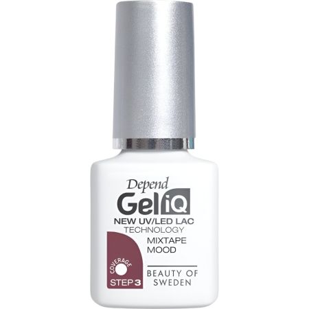 Depend Gel Iq Step 3 Esmalte de uñas semipermanente de alta cobertura compatible con la lámpara led de gellack