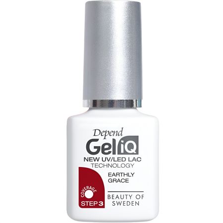 Depend Gel Iq Step 3 Esmalte de uñas semipermanente de alta cobertura compatible con la lámpara led de gellack
