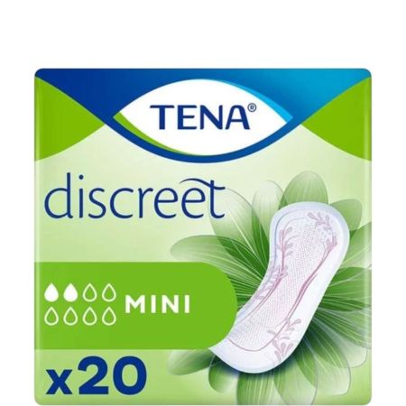 Tena Discreet Ultra Mini Compresas Finas Compresas de incontinencia ofrecen gran protección segura para pérdidas de orina leves