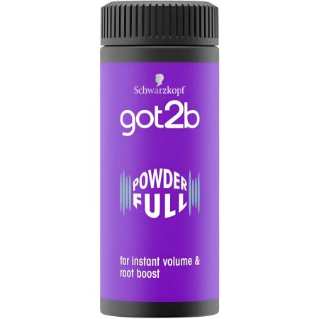 Got2b Powder Full Volumizing Styling Powder Nº 2 Polvos capilares veganos voluminizadores ofrecen un aspecto voluminoso y una fijación natural 10 gr