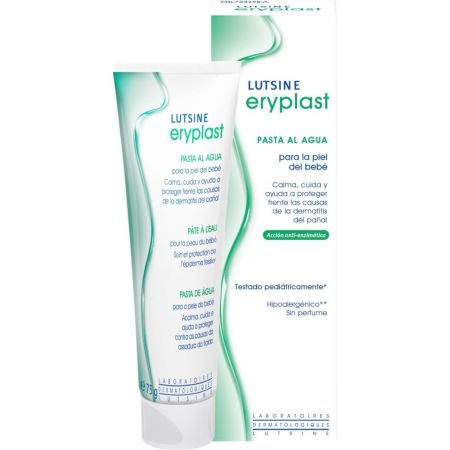 Eryplast Lutsine E45 Pasta Al Agua Pasta para prevención y tratamiento de la dermatitis del pañal ofrece alivio de escoceduras e irritaciones leves de la piel