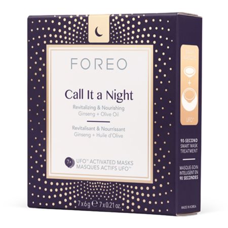 Foreo Call It A Night Revitalising & Nourishing Mascarilla de noche revitalizante hidrata en profundidad y suaviza los rasgos faciales