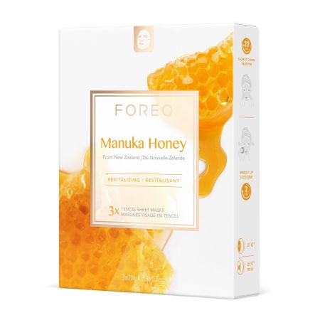 Foreo Makuna Honey Revitalizing From New Zealand Mascarilla facial revitalizante con miel de manuka 3 uds