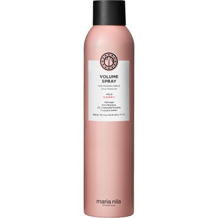 Maria Nila Volume Spray Laca fijadora fuerte refuerza el peinado ofreciendo el máximo control sin sensación pegajosa para todo tipo de cabello 300 ml