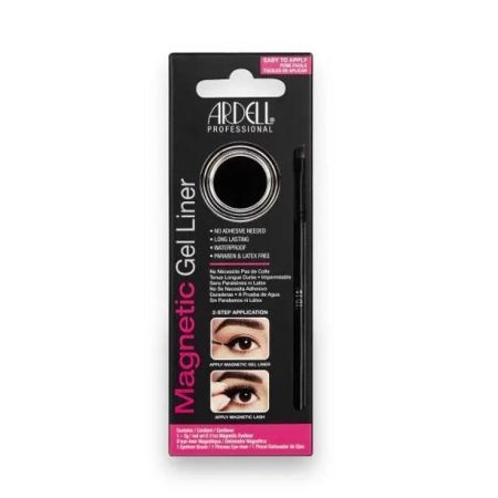 Ardell Magnetic Gel Liner Delineador de ojos magnetizado de alto pigmento se adhiere a pestañas postizas