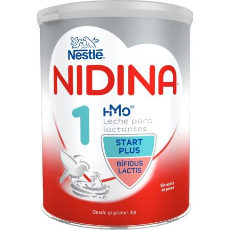 Nestle Leche Para Lactantes Nidina Premium 1 Leche en polvo sin aceite de palma para un mayor desarrollo a partir del primer día 800 gr