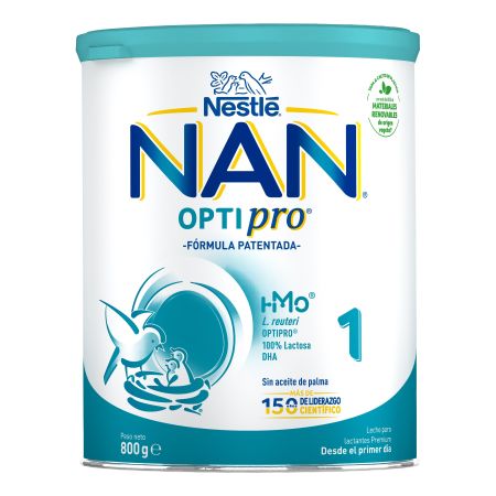 Nestle Leche Para Lactantes Nan Optipro 1 Leche en polvo para cuando la lactancia materna no es posible a partir del primer día 800 gr