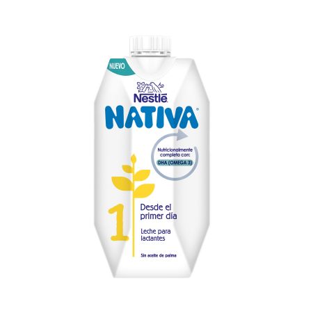 Nestle Leche Para Lactantes Nativa 1 Leche líquida sin aceite de palma lista para tomar a partir del primer día 500 ml