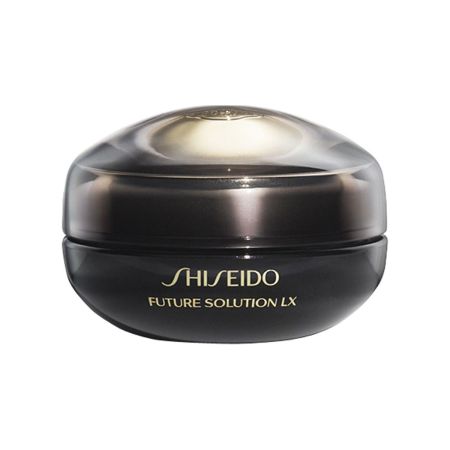 Shiseido Future Solution Lx Eye And Lip Contour Regenerating Cream Tratamiento antiedad ofrece elasticidad firmeza y luminosidad para contorno de ojos y labios 17 ml