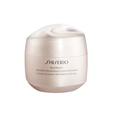Shiseido Benefiance Wrinkle Smoothing Cream Enriched Crema de día y noche enriquecida antiedad restaura y repara líneas y arrugas piel más joven