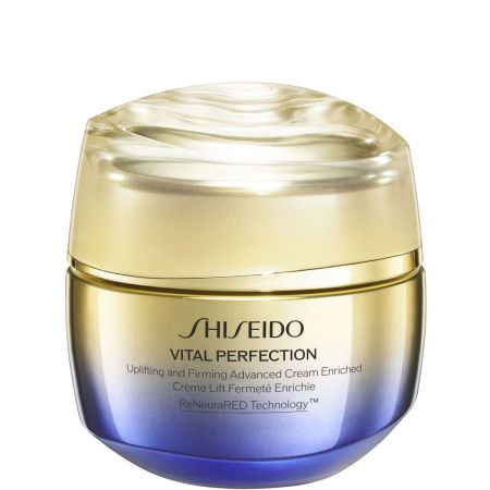 Shiseido Vital Perfection Uplifting And Firming Cream Enriched Crema enriquecida antienvejecimiento de día y de noche
