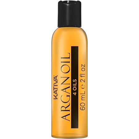 Kativa Protección Suavidad Y Brillo 4 Oils Aceite ayuda a devolver la elasticidad y firmeza para cabello seco y sin brillo 60 ml