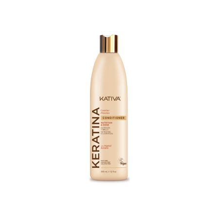Kativa Nutrition Softness & Shine Conditioner Acondicionador sin sulfatos suaviza y repara para cabellos secos maltratados y con procesos químicos 355 ml