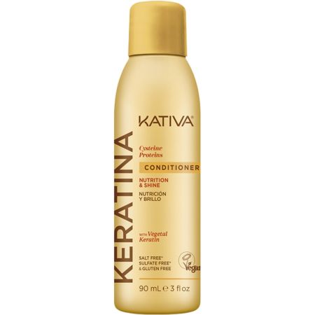 Kativa Keratina Cystein Proteins Conditioner Acondicionador sin sulfatos suaviza y repara para cabellos secos maltratados y con procesos químicos